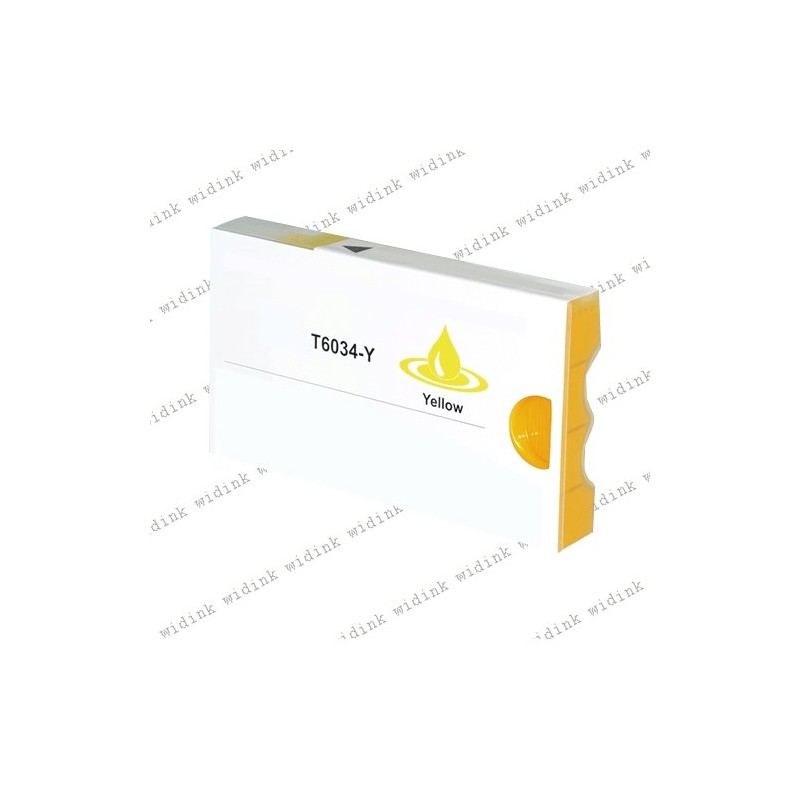 Cartouche compatible Epson T603400 (C13T603400) - Jaune - 220ml