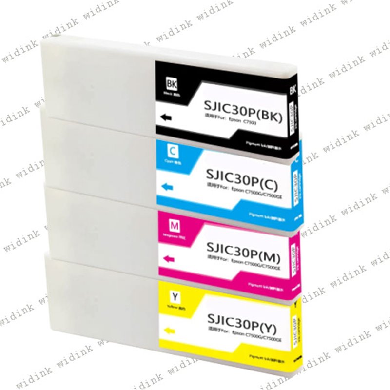 Lot de 4 Cartouches d'encre pigmentées génériques Epson SJIC30P