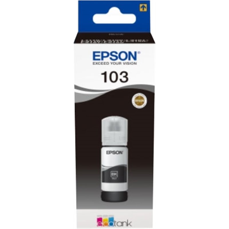 Epson 103 Noir - Bouteille d'encre d'origine C13T00S14A10