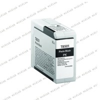 Cartouche compatible Epson T8501 (C13T850100) - Noire - 80ml