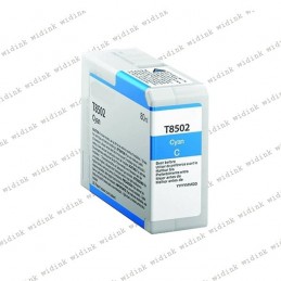 Cartouche compatible Epson T8502 (C13T850200) - Cyan - 80ml