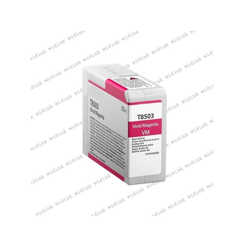 Cartouche compatible Epson T8503 (C13T850300)- Magenta - 80ml