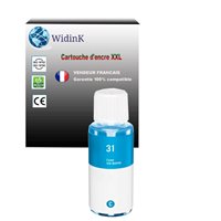 Bouteille d'encre générique HP 31 (1VU26AE)- Cyan - 70ml