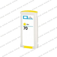 Cartouche compatible HP 70 (C9454A) - Jaune- 130ml