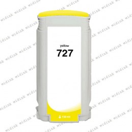 Cartouche d'encre compatible HP 727 (B3P21A/F9J78A) - Jaune- 130ml