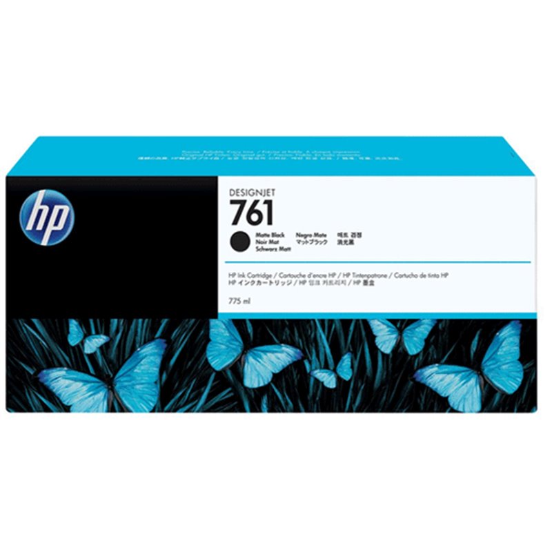 Cartouche d'encre original HP 761 (CM997A) Noir Matt - 775ml