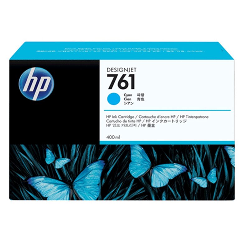 Cartouche d'encre original HP 761 (CM994A) Cyan - 400ml