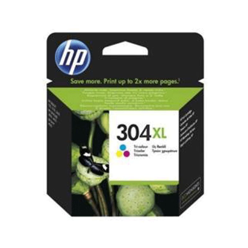 Cartouche d'encre original HP 304XL (N9K07AE) - 3Couleur- 300p