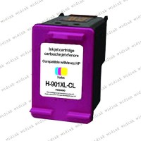 Cartouche compatible HP 901XL (CC656AE) - 3Couleur - 18ml