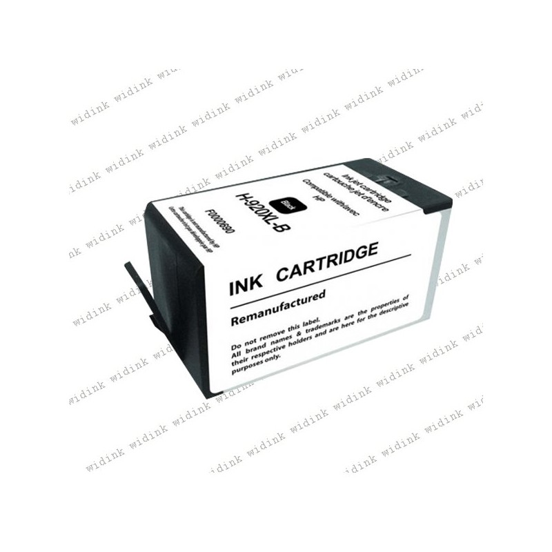 Cartouche compatible HP 920XL (CD975AE/CD971AE) - Noire - 53ml