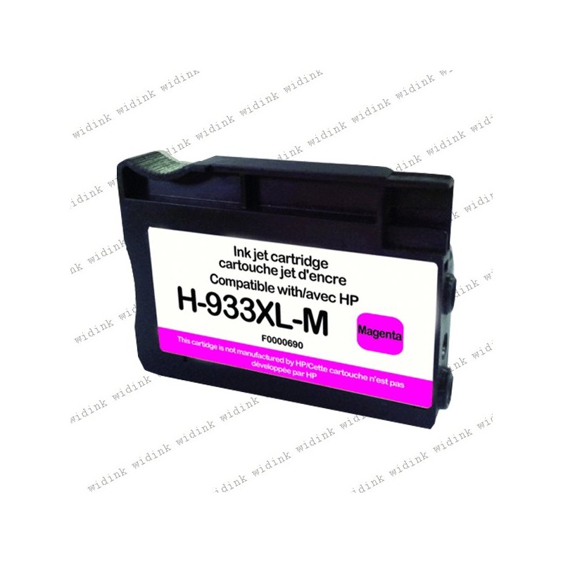 Cartouche compatible HP 933XL (CN055AE) - Magenta -14ml