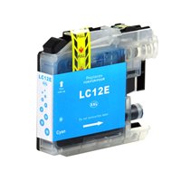 Cartouche compatible Brother LC12E (LC-12EBK)- Cyan