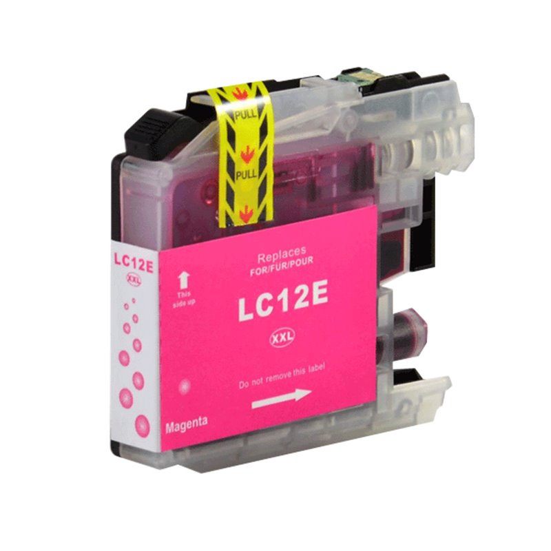 Cartouche compatible Brother LC12E (LC-12EM)- Magenta