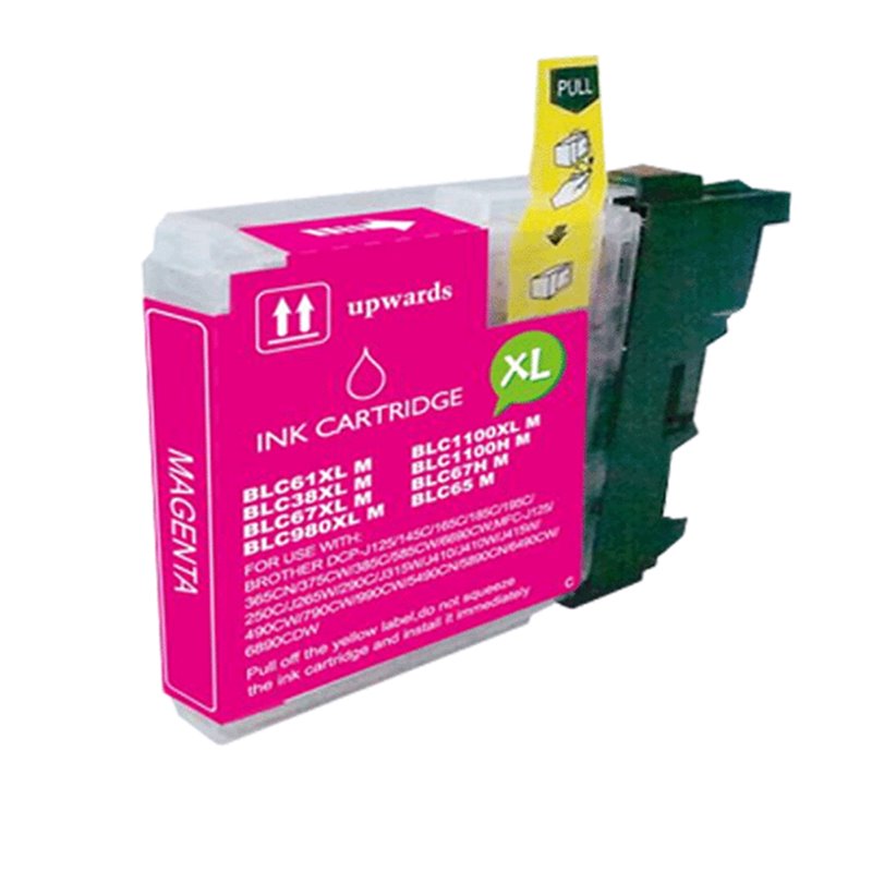 Cartouche compatible Brother LC1100/ 980/ 985 XL Magenta