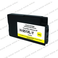 Cartouche compatible HP 951XL (CN048AE/CN052AE) - Jaune - 26ml