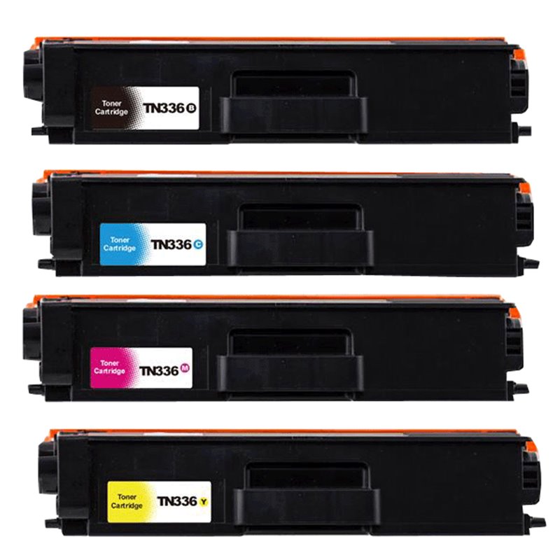 Lot de 4 Toners compatibles Brother TN320/ TN325/ TN326 / TN329