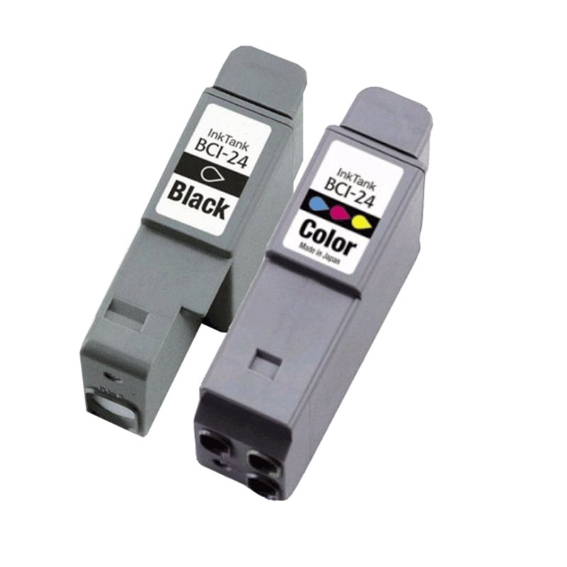 Lot de 2 Cartouches compatibles pour CANON BCI-21/24