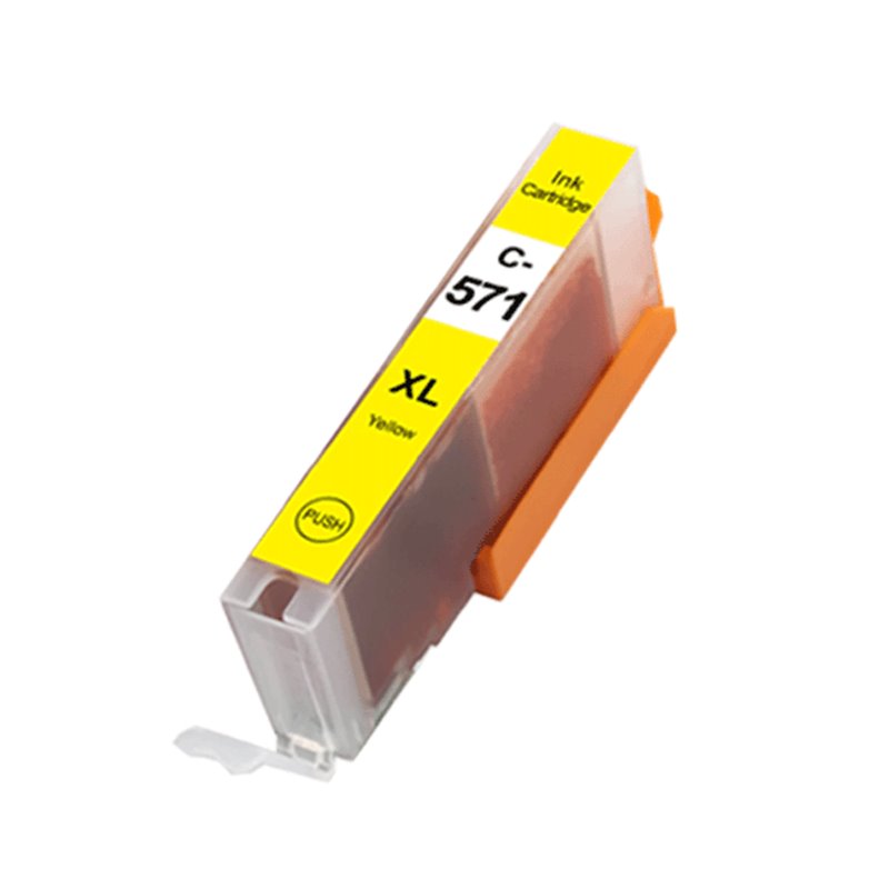 Cartouche compatible Canon CLI-571 Jaune