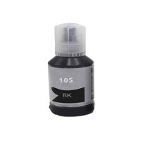 Bouteille encre compatible EPSON 105 (C13T00Q140) - Noire 140ml