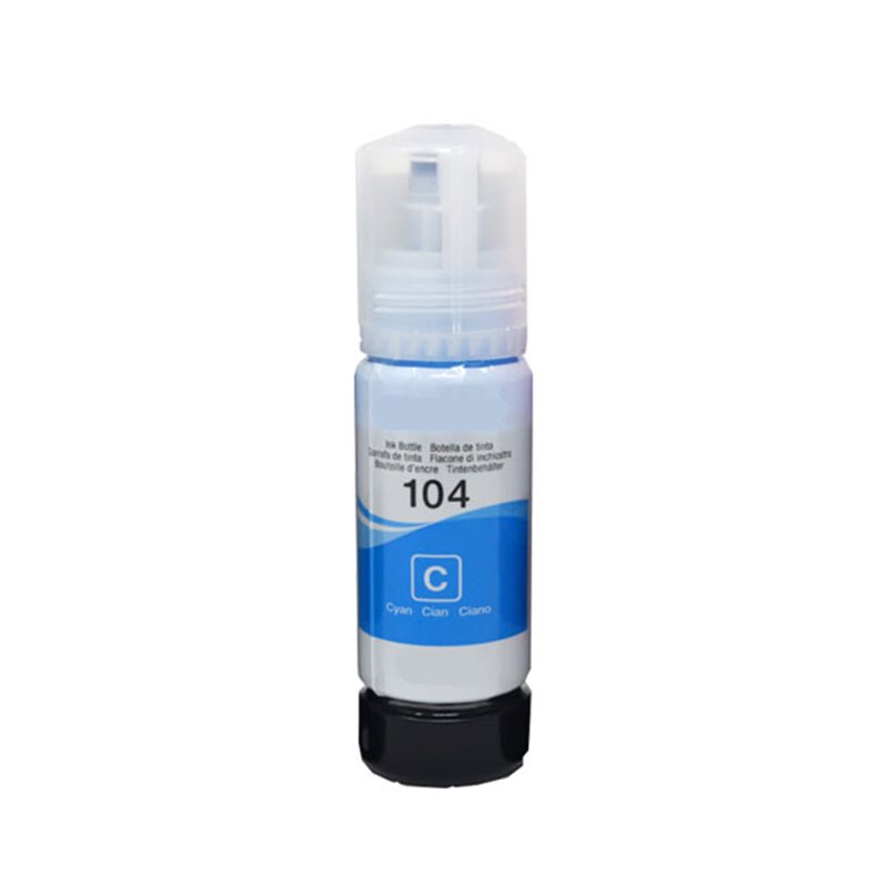 Encre compatible Epson 104 (C13T00P240 - Cyan 70ml