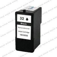 Cartouche compatible Lexmark 32 (18CX032E) - Noire- 21ml