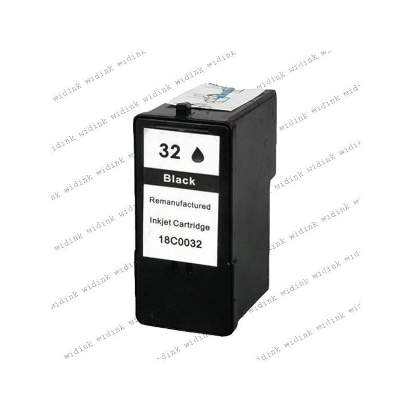 Cartouche compatible Lexmark 32 (18CX032E) - Noire- 21ml