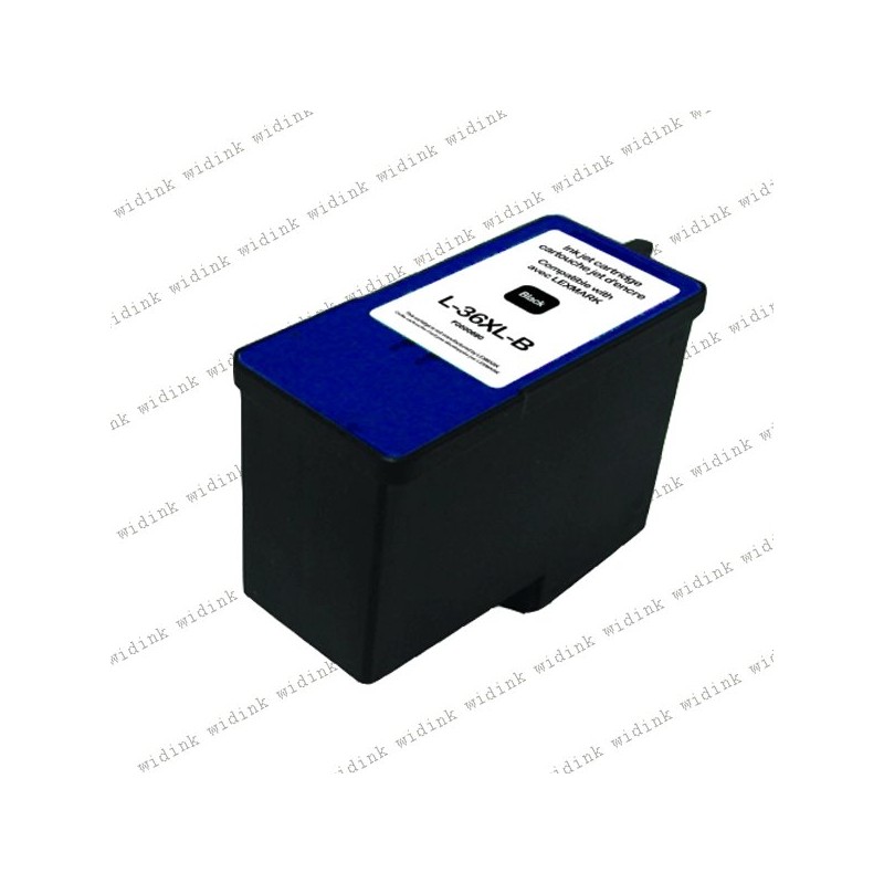 Cartouche compatible Lexmark 36XL (18C2170E/18C2130E) - Noire- 21ml