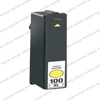 Cartouche compatible Lexmark 100XL (14N1071E/14N1095E/14N0902E/14N0922E) - Jaune -12,50ml