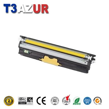 Toner compatible OKI C110/C130/MC160 (44250721)- Jaune - 2 500 pages