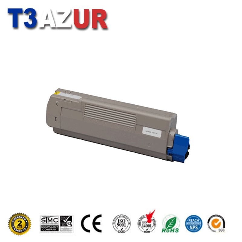 Toner compatible OKI C532DN/C542DN/MC573DN/MC563DN (46490605/46490401)- Jaune - 6 000 pages