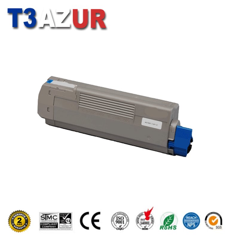 Toner compatible OKI C5600/C5700 (43381907)- Cyan - 2 000 pages