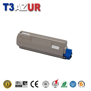 Toner compatible OKI C5850/C5950/MC560 (43865724)- Noire - 8 000 pages