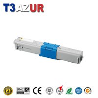 Toner compatible OKI ES3452 MFP/ES5431DN/ES5462 MFP (44973509)- Jaune -6 000 pages