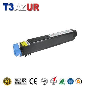 Toner compatible OKI ES3640 (42918925)- Jaune -15 000 pages