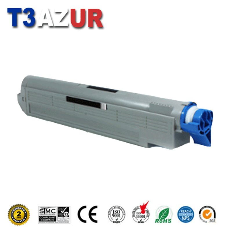 Toner compatible OKI C3520/C3530/MC350/MC360 (43459324) - Noire - 2 500 pages