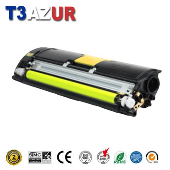 Toner compatible Konica Minolta Magicolor 2400W/2500W (A00W132)- Jaune - 4 500 pages