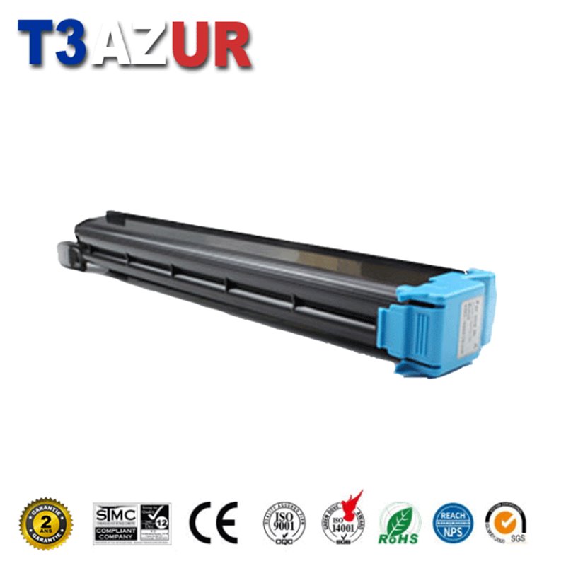 Toner compatible Konica Minolta Bizhub C451/C550/C650 (A070450/TN-611C)- Cyan - 27 000 pages