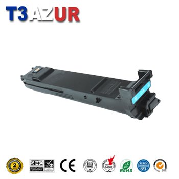 Toner compatible Konica Minolta Bizhub C20P/C20 (A0DK453/TN-318C) - Cyan -8 000 pages