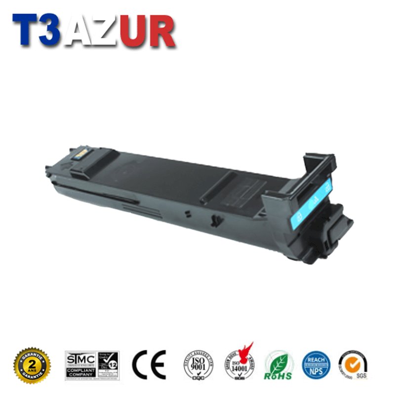 Toner compatible Konica Minolta Bizhub C20P/C20 (A0DK453/TN-318C) - Cyan -8 000 pages