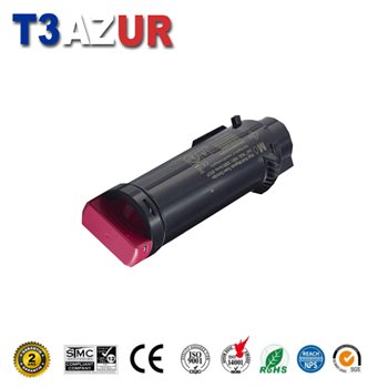 Toner compatible Dell H625CDW/ H825CDW/ S2825CDN (593-BBRV)- Magenta - 2 500 pages