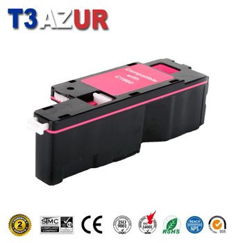 Toner compatible Dell C1660W (593-11128/V3W4C/4J0X7)- Magenta - 1 000 pages