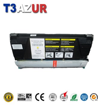 Toner compatible Lexmark C734/C736/X738 (C734A1YG)- Jaune -6 000 pages