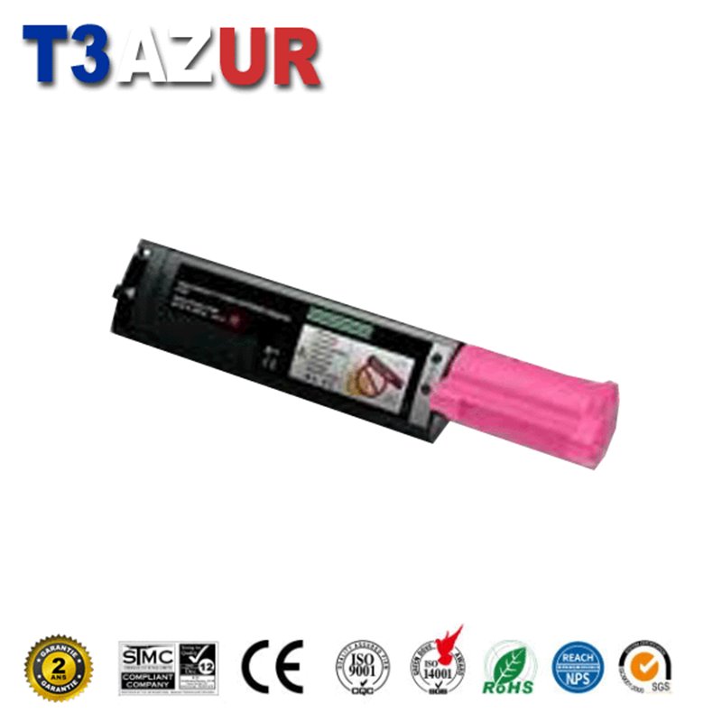 Toner compatible Epson Aculaser C1100/CX11 (C13S050188) - Magenta - 4 000 pages