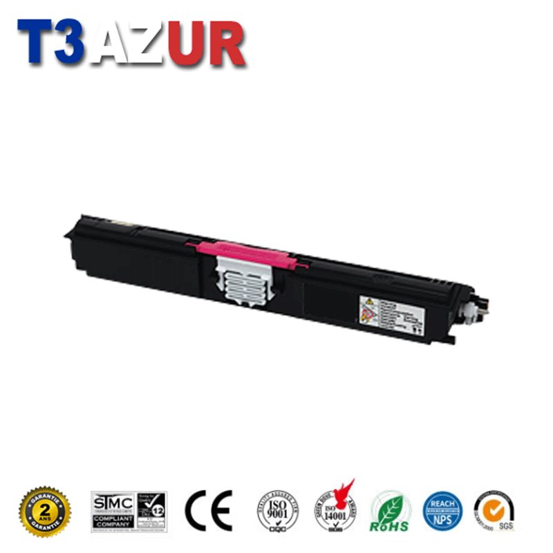 Toner compatible Epson Aculaser C1600/CX16 (C13S050555) - Magenta - 2 700 pages