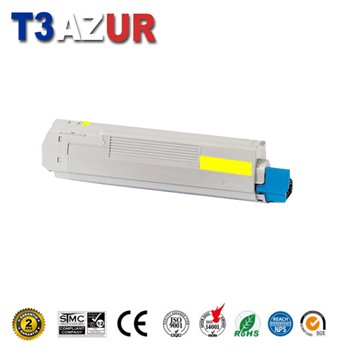 Toner compatible Epson Aculaser C9300 (C13S050602) - Jaune - 7 500 pages