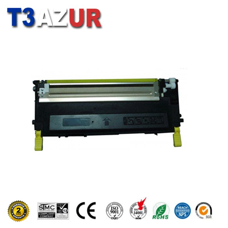 Toner compatible Samsung CLP310/ CLP315/ CLP320/ CLP325 (CLT-Y4092S/CLT-Y4072S) - Jaune -1 000 pages