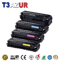 Lot de 4 Toners compatibles Samsung CLT-K503L, CLT-C503L, CLT-M503L, CLT-Y503L