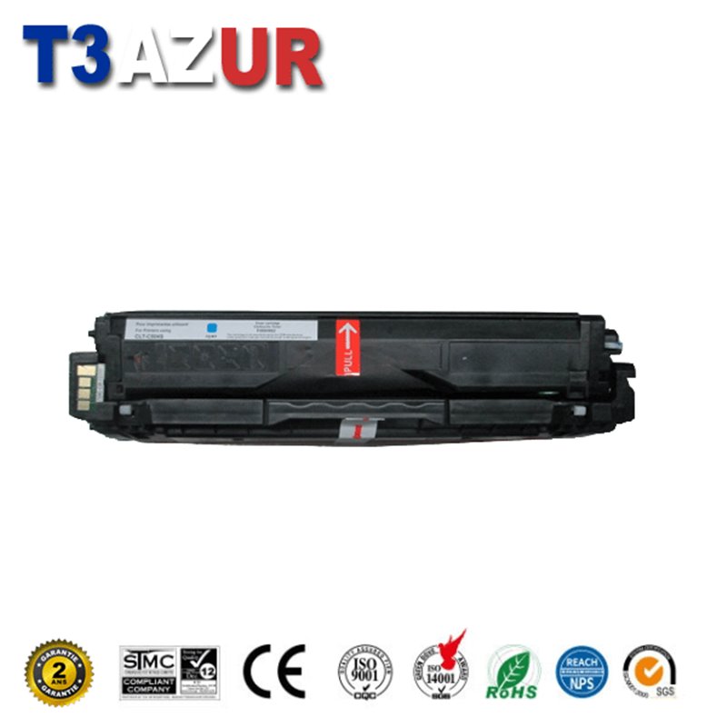 Toner compatible Samsung CLP415/CLX4195 (CLT-C504S) - Cyan - 1 800 pages