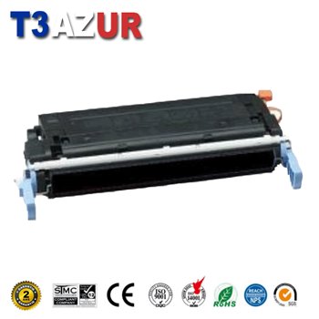 Toner compatible HP C9720A (641A)- Noire - 9 000 pages