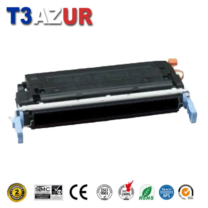 Toner compatible HP C9720A (641A)- Noire - 9 000 pages